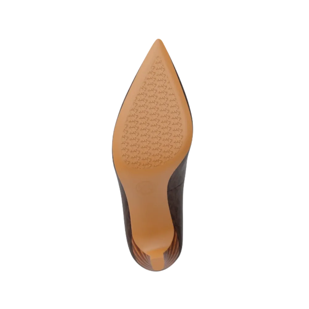 Michael Kors Willa Signature Logo Pump Brown