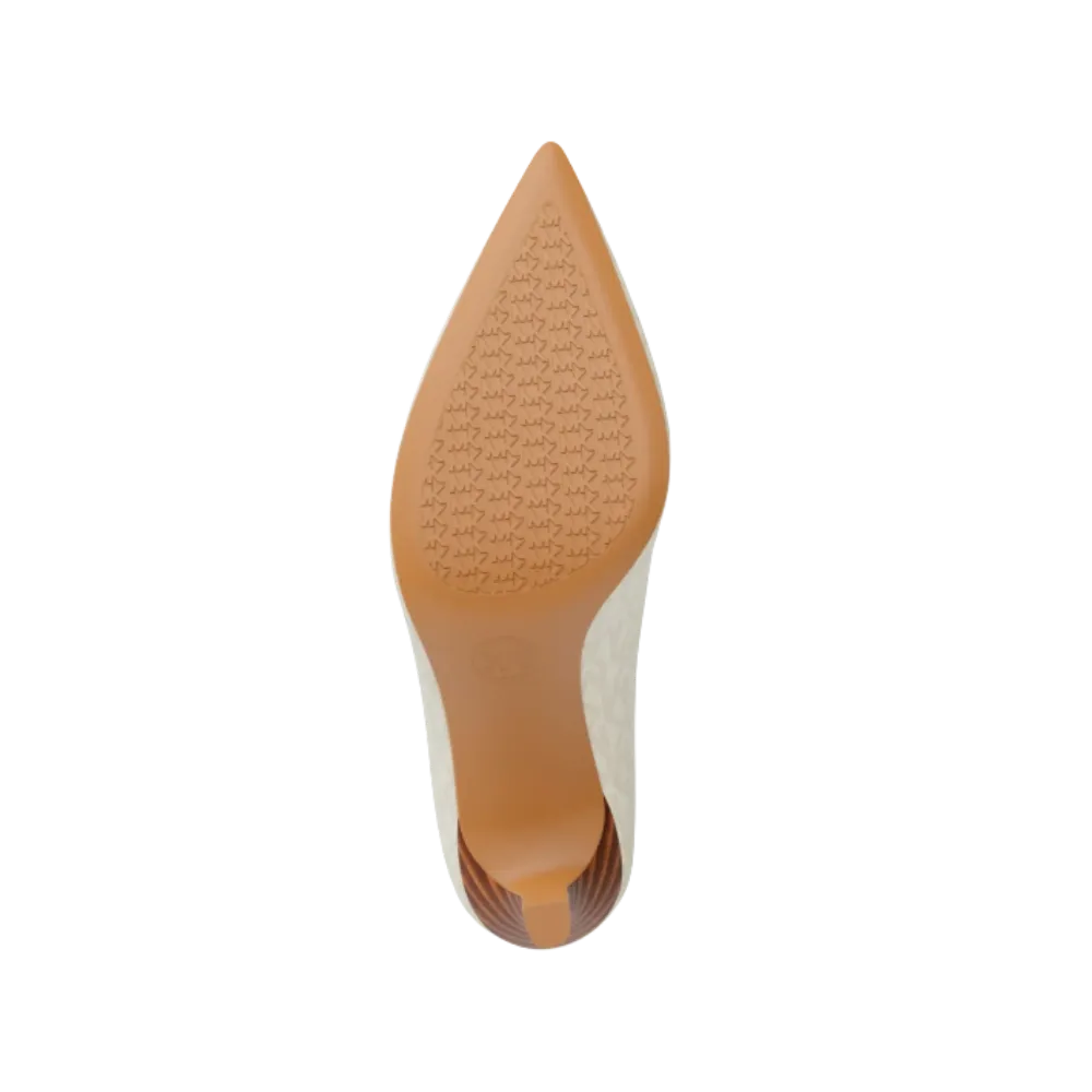 Michael Kors Willa Signature Logo Pump Vanilla