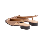 Valentino Valet Du Roi Kid Slingback Ballerina 25mm Rose Cannelle