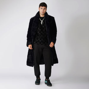 Vegan Shearling Overcoat