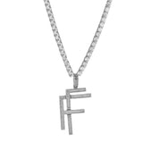 FL Stacked Shield Limited Edition Monogram Pendant