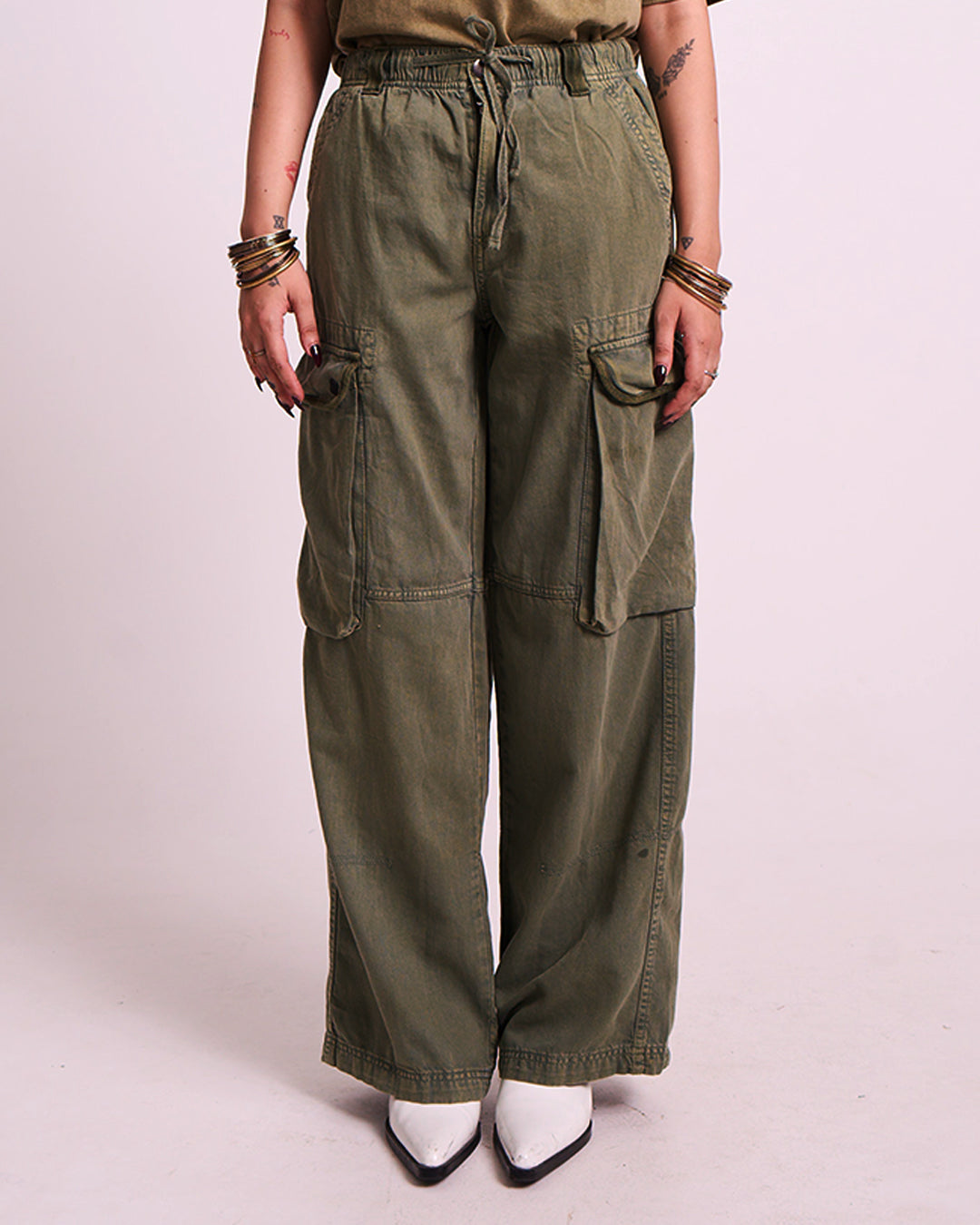 Olive utility cargo