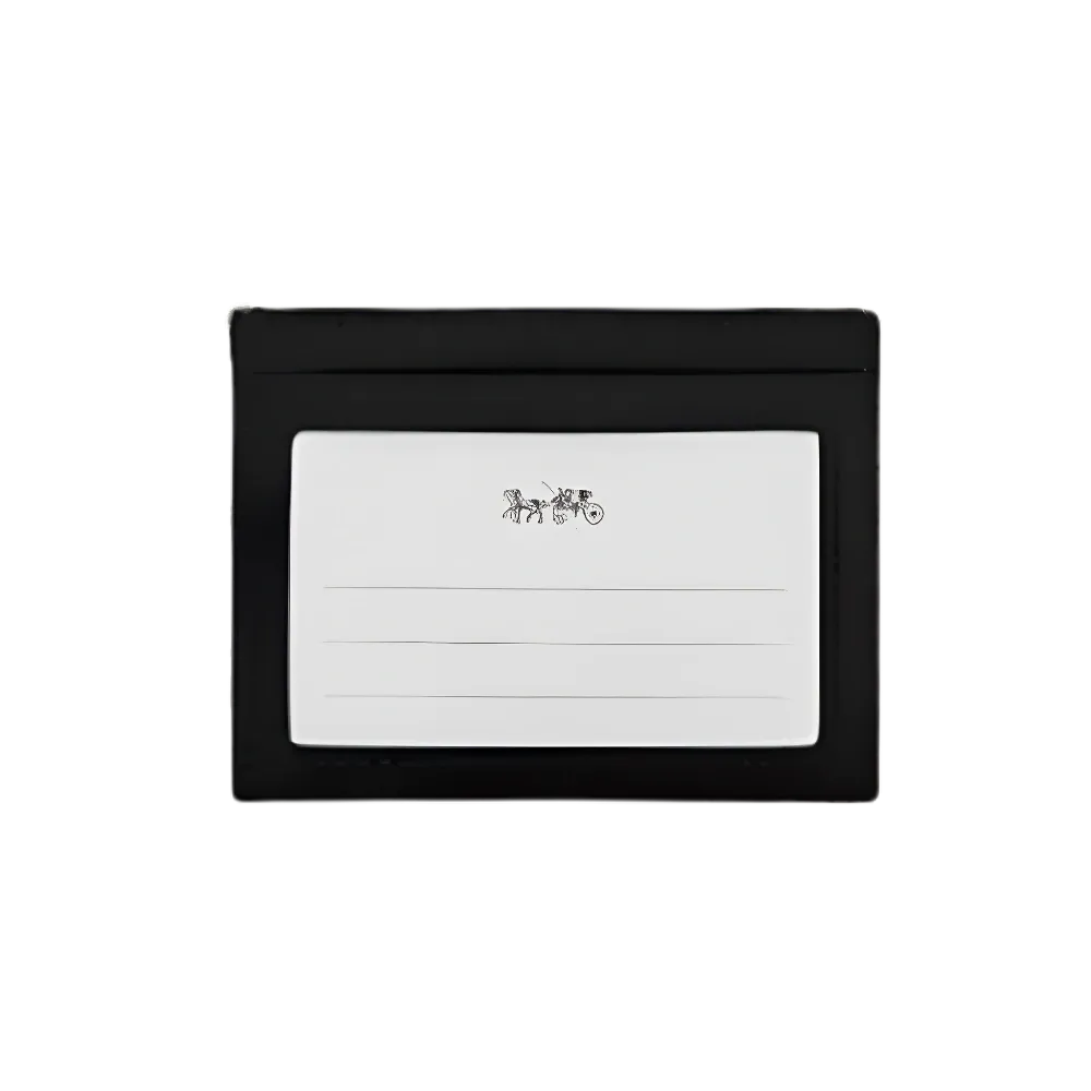 Coach Slim Id Card Case 'Pebbled Leather/Black'