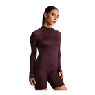 Nike x Skims Shine Women's Long-Sleeve Half-Zip Top CURRANT