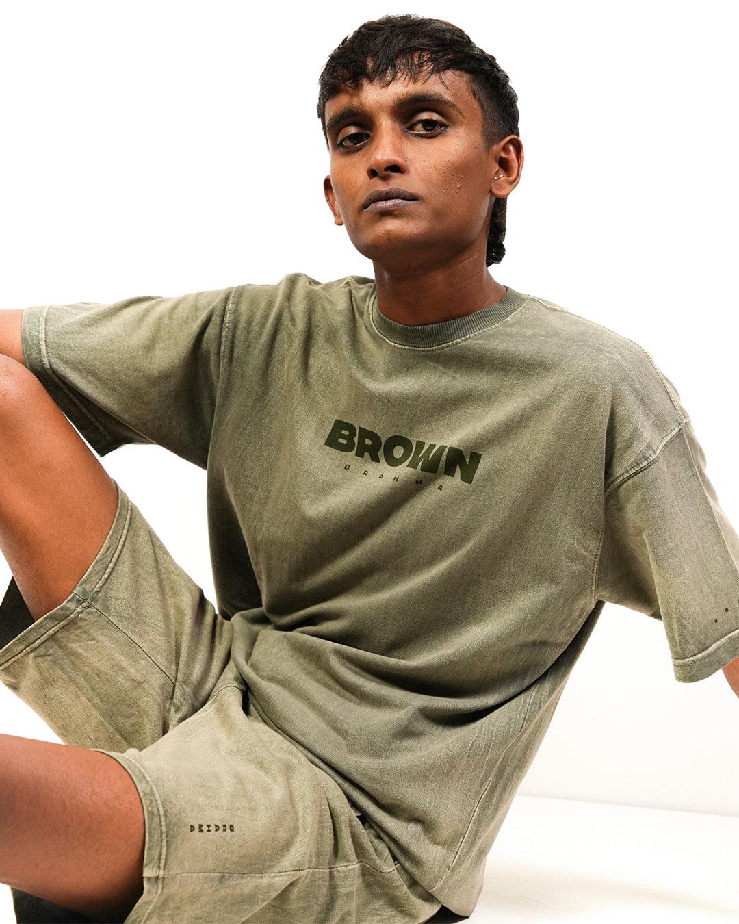 Forest Green // Box Fit Oversized Unisex T-shirt - dawntown