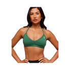 Gymshark Minimal Halterneck Sports Bra - Light Support Lift Green