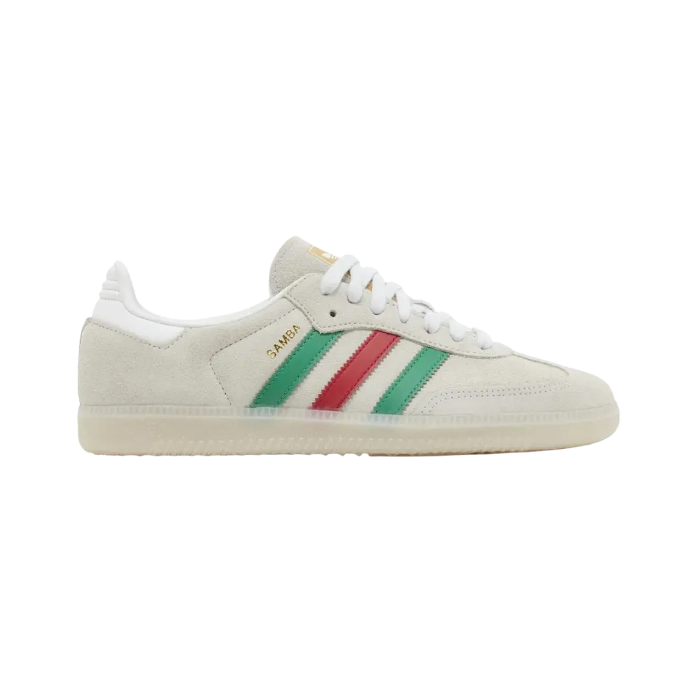 Adidas Samba OG 'Crystal White Green Scarlet'