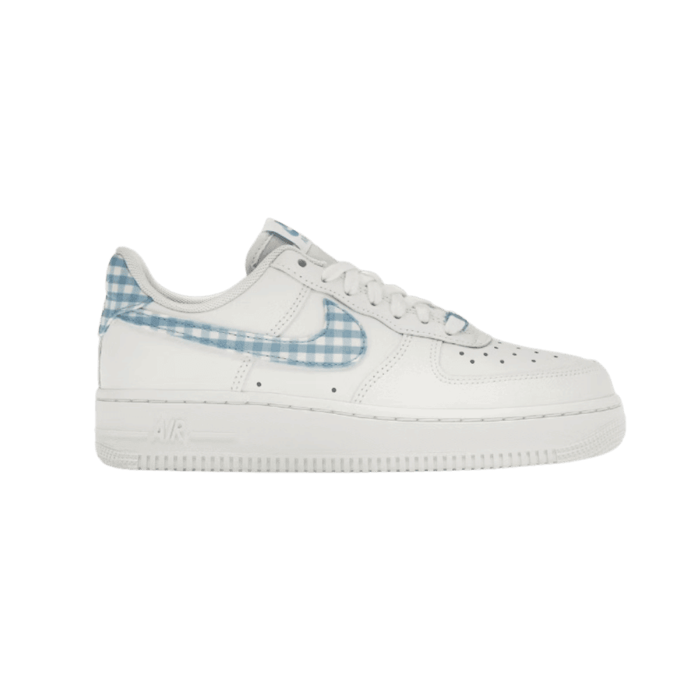 Nike Air Force 1 Low '07 Essential White University Blue Gingham