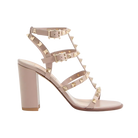 Valentino Rockstud Ankle Strap Sandal 90mm Poudre