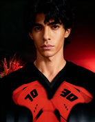 JUDAS [HAND-SPRAYED SWEATSHIRT] BLACK+RED / XS