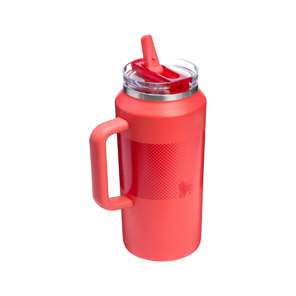 Stanley Quencher ProTour Flip Straw Tumbler (64OZ) Hot Coral Fade
