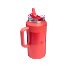 Stanley Quencher ProTour Flip Straw Tumbler (64OZ) Hot Coral Fade