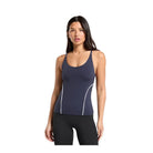 Gymshark Contour Stitch Tank with Shelf Heavy Blue