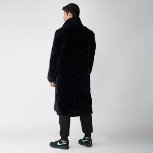 Vegan Shearling Overcoat