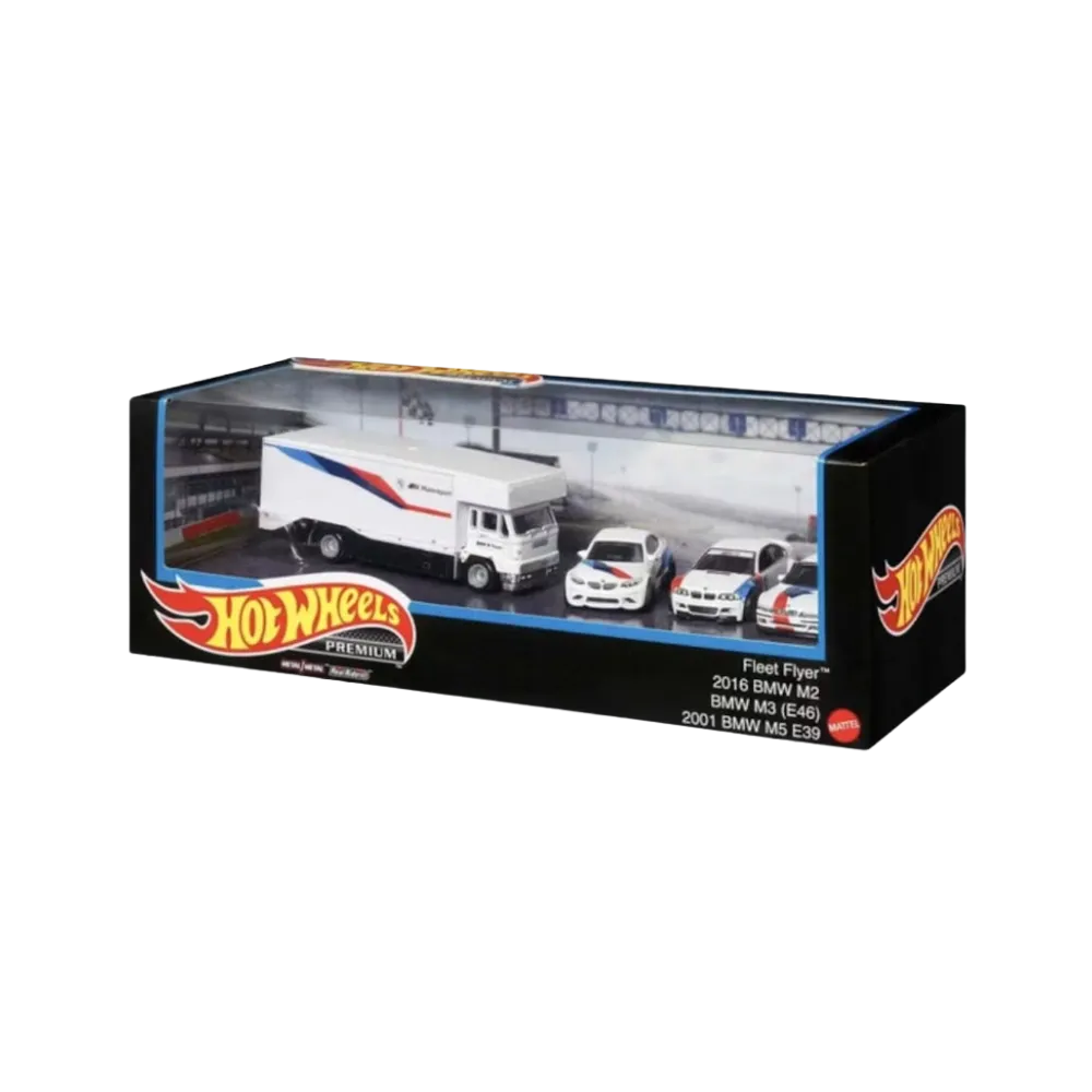 Hot Wheels Premium BMW Display Diecast Collection 4-Pack 1:64