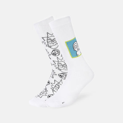 Men’s Rick and Morty Themed Crew Socks