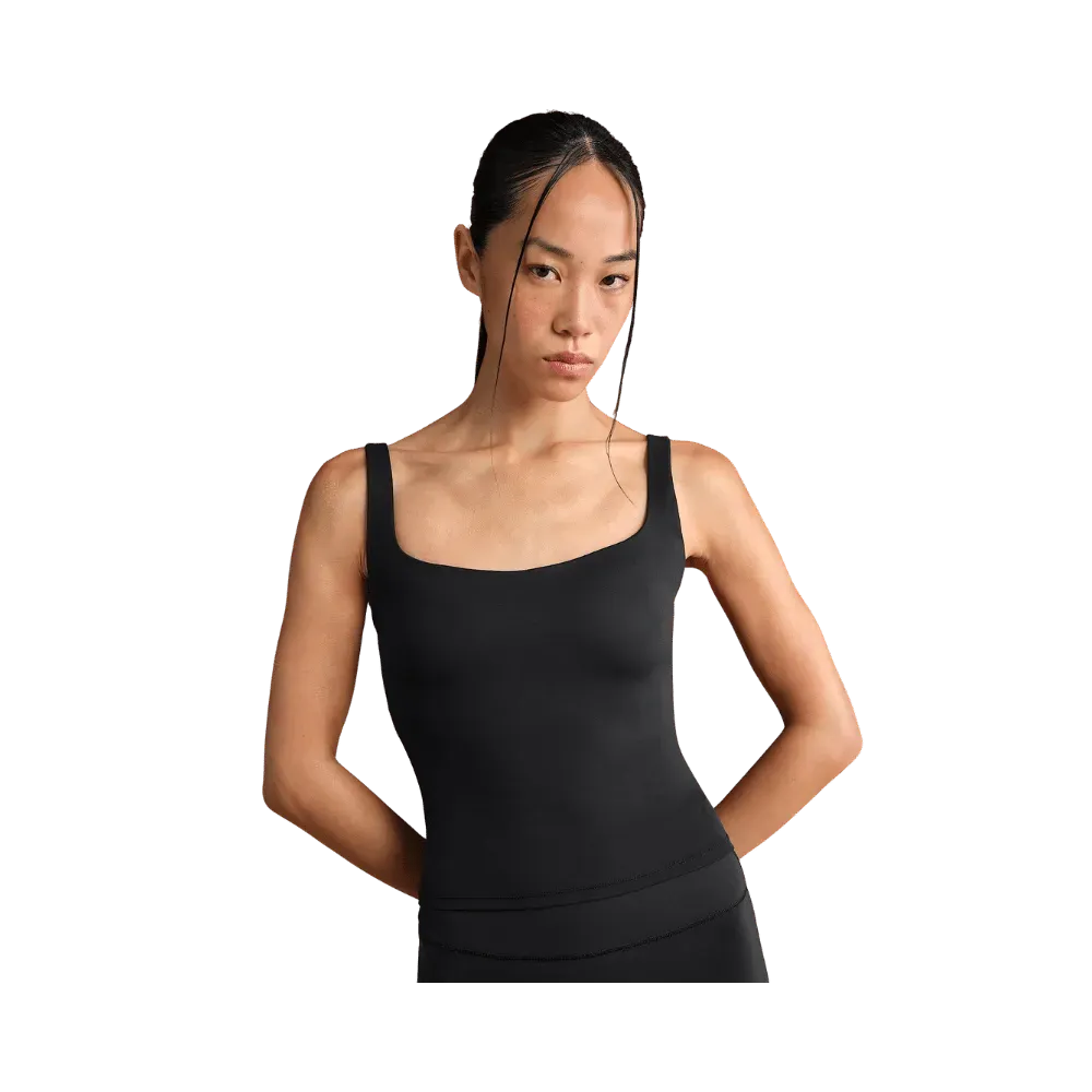 Nike X Skims Matte Women's Square-Neck Tank Obsidian