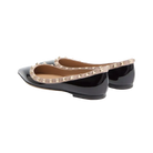 Valentino Patent Rockstud Ballet Flat Black