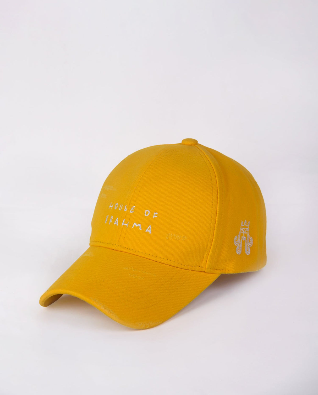 HOB // Yellow Distressed Baseball Cap