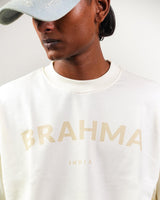 Brahma India // Beige Oversized Unisex T-shirt - dawntown