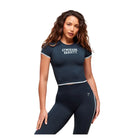 Gymshark Lift Varsity Seamless Midi T-Shirt Heavy Blue