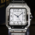 Seiko Mod Santos Arabic White