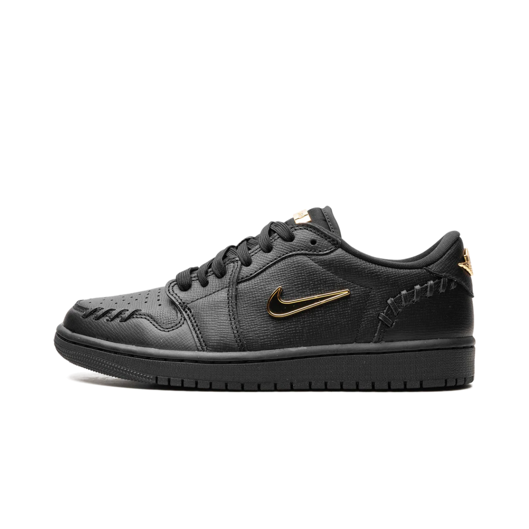Jordan 1 Low Method of Make Black Metallic Gold (W)
