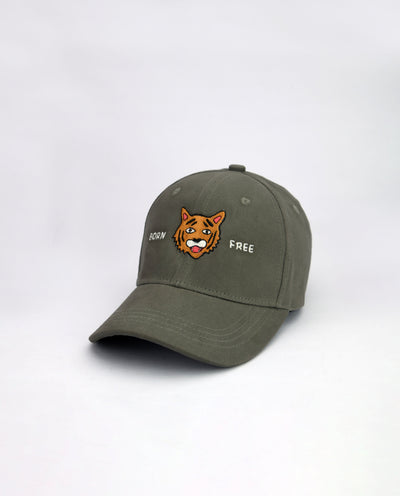 Born Free // Olive Baseball Cap