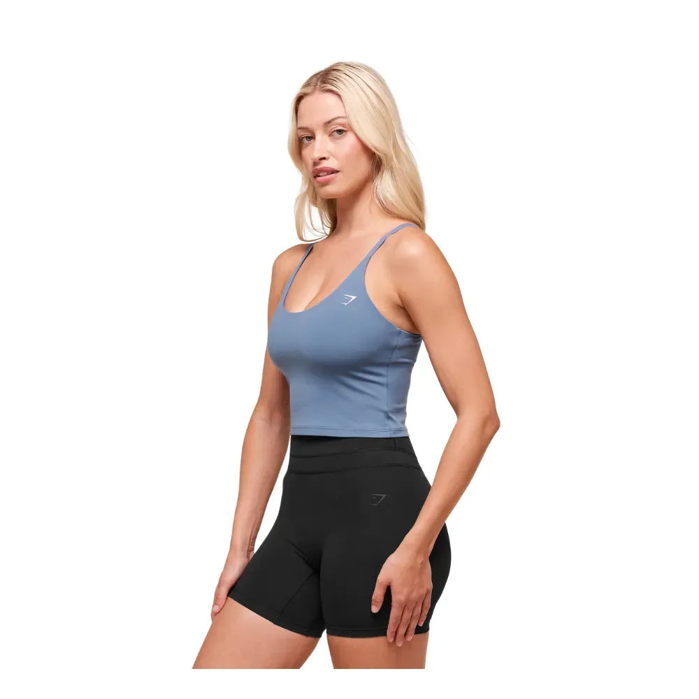 Gymshark Everyday Cami Tank With Shelf Worn Blue