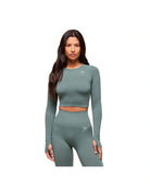 Gymshark Vital Crop Top Celeste Blue Marl