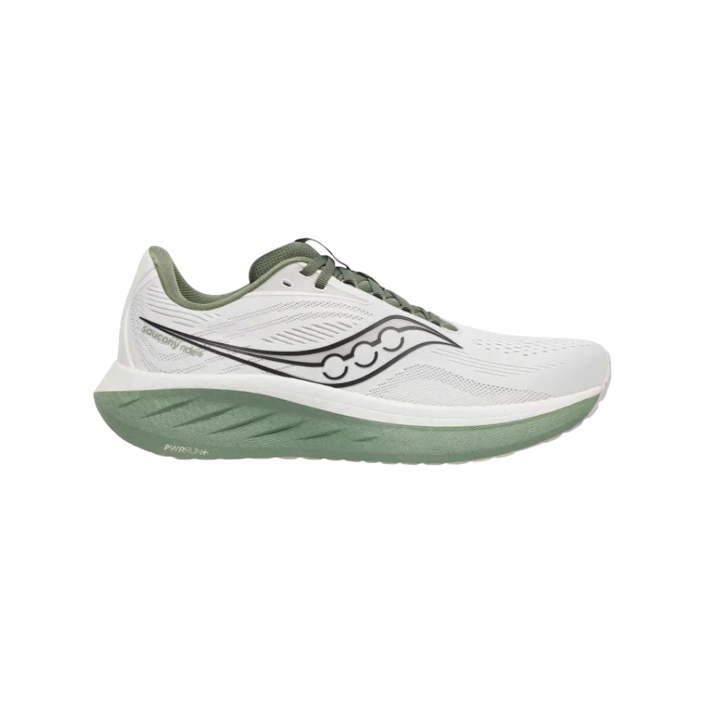 Saucony Ride 18 White | Olivine