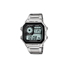 Casio Youth Unisex Black Dial Digital Stainless Steel Watch D099 - AE-1200WHD-1AVDF