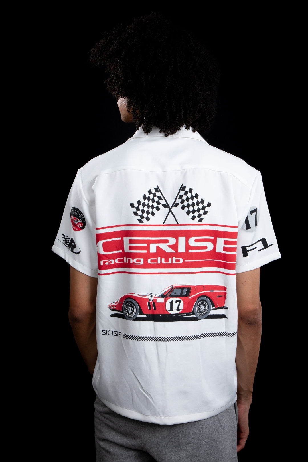 REDLINE RUSH BOWLING SHIRT ( WHITE )