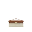 JW PEI Bria Structured Top Handle Bag - Brown Canvas