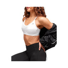Gymshark Ruched Sports Bra - Medium Support White
