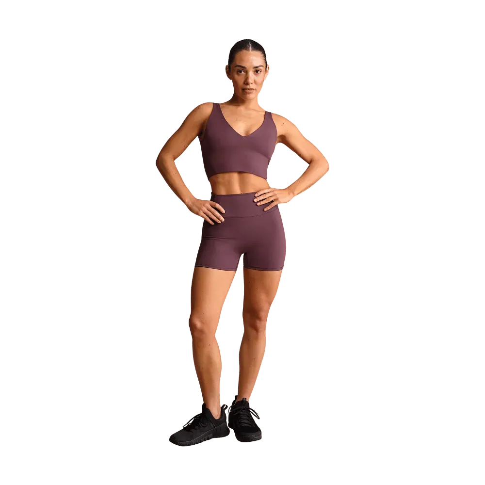 Nike X Skims Matte Women's High-Waisted 3" Boyshorts CURRANT
