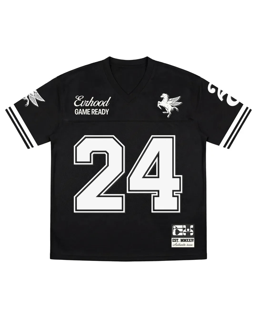Winged Authority - Evrhood oversized graphic t-shirt on model
