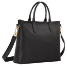 Longchamp Le Foulonné S Briefcase Black