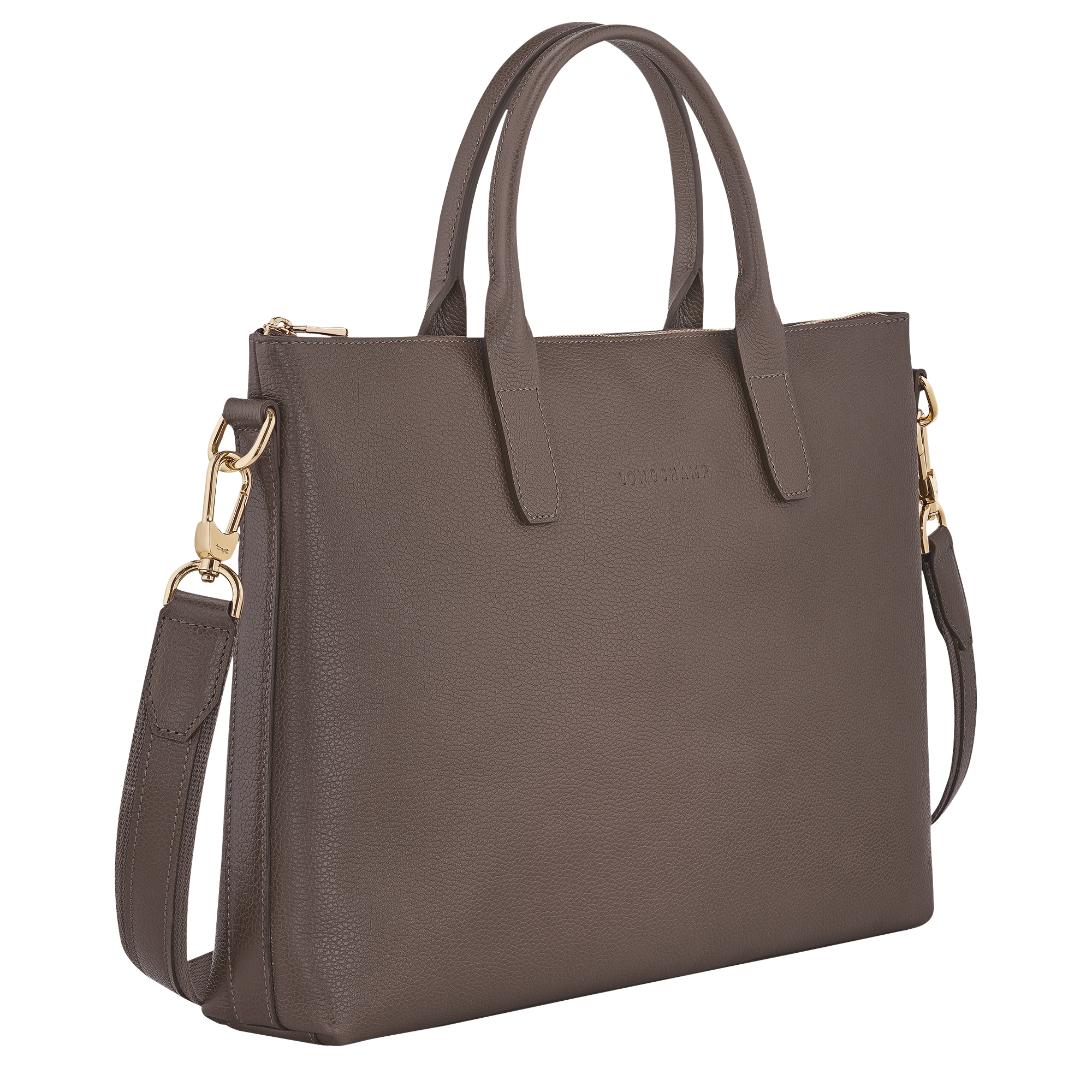 Longchamp Le Foulonné S Briefcase Taupe