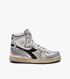 Diadora Mi Basket Silver Used W Silver Metallized/Black