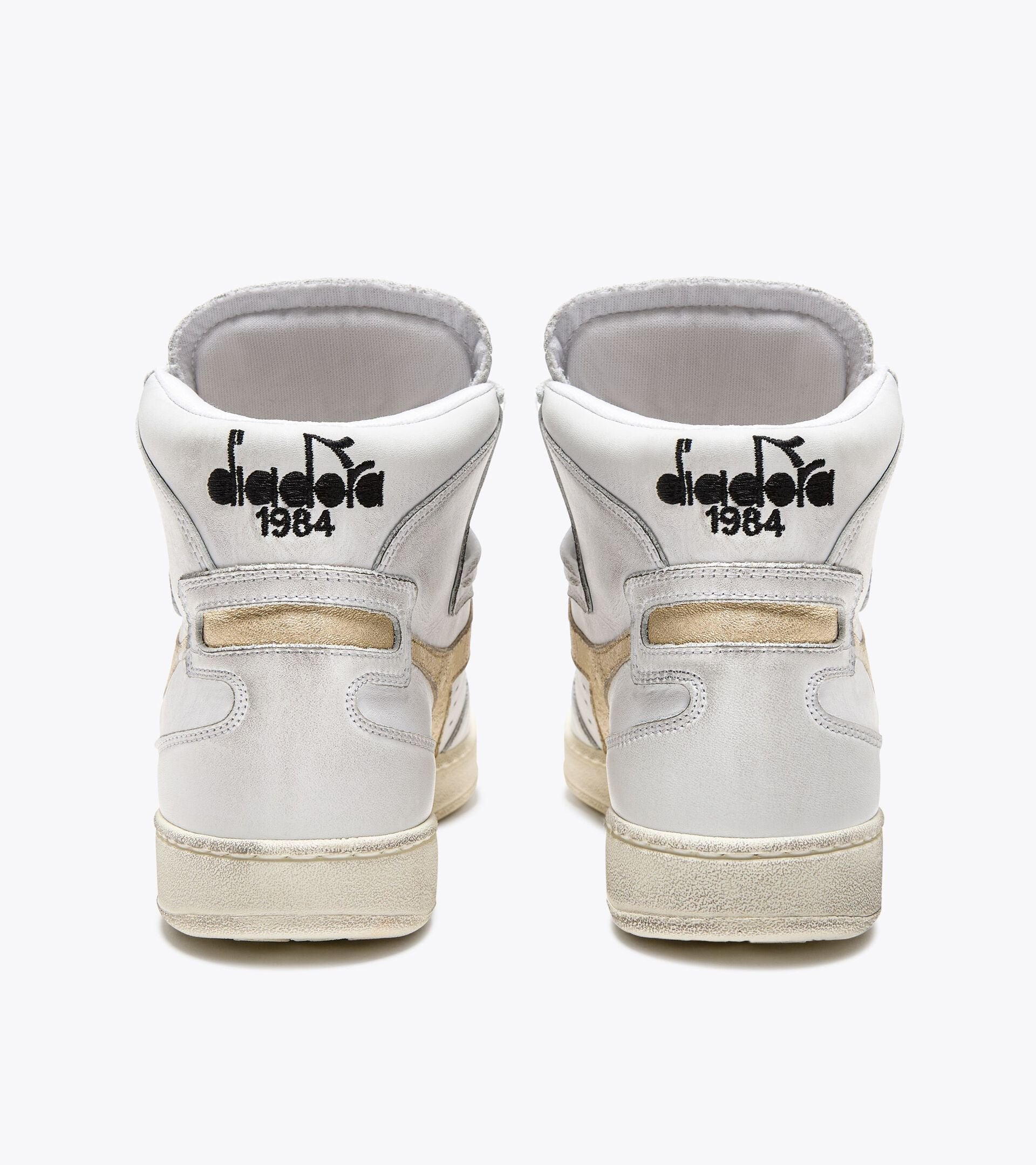 Diadora Mi Basket Used W White/Gold