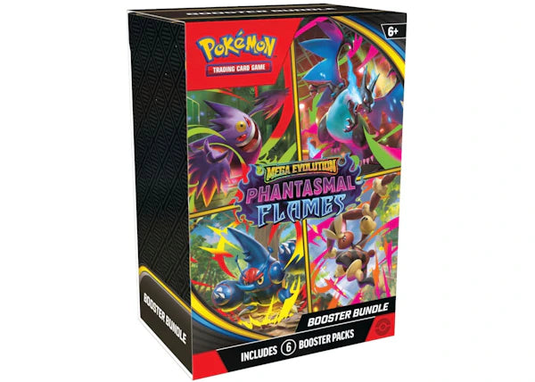 2025 Pokémon Mega Evolution Phantasmal Flames Booster Bundle