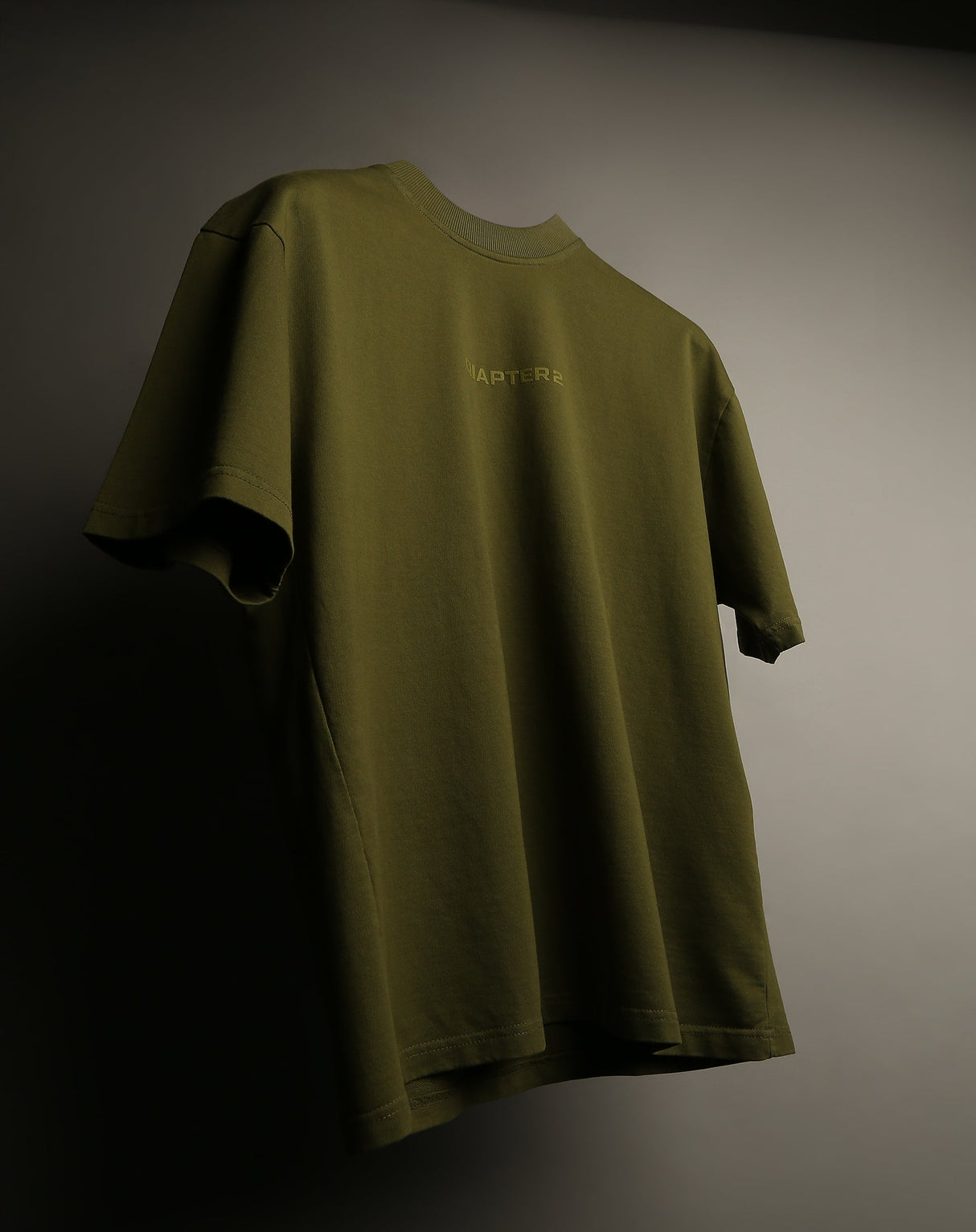 Olive Raasta Indie T-shirt with HD prints in soft French terry fabric