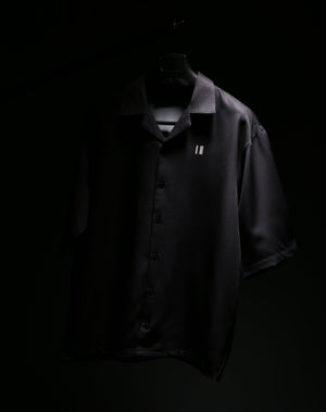 Premium 100% polyester Black Hindi Bowling Shirt
