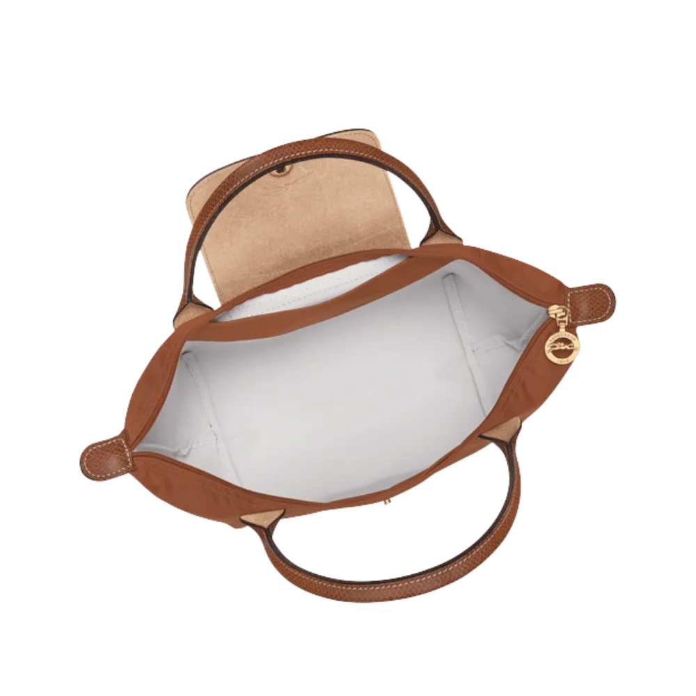 Longchamp Le Pliage Original S Handbag Cognac - Recycled canvas