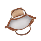 Longchamp Le Pliage Original S Handbag Cognac - Recycled canvas