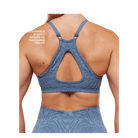 Gymshark Adapt Animal Seamless Sports Bra Worn Blue/Peri Blue