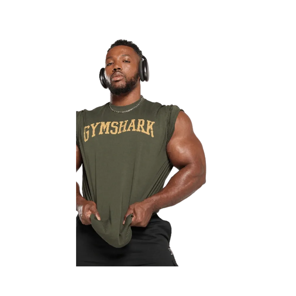 Gymshark Collegiate T-Shirt Strength Green