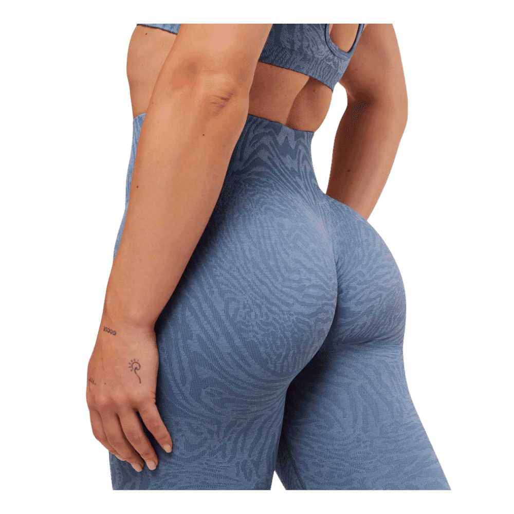 Gymshark Adapt Animal Seamless Leggings Worn Blue/Peri Blue