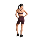 Nike x Skims Shine Women's V-Neck Bra CURRANT